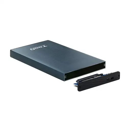 TooQ TQE-2527PB caja para disco duro externo Caja de disco duro (HDD) Negro, Marin