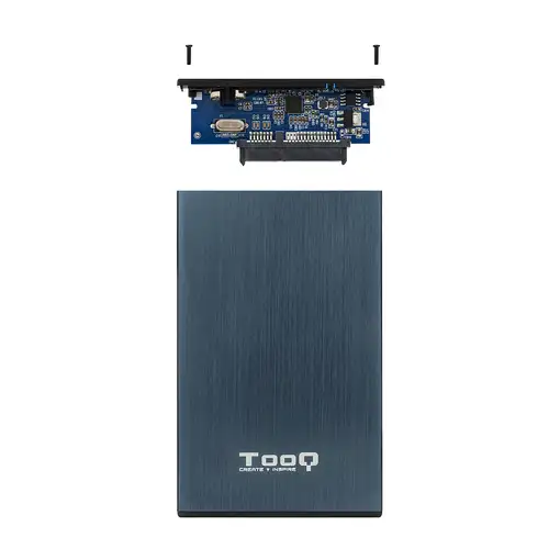 TooQ TQE-2527PB caja para disco duro externo Caja de disco duro (HDD) Negro, Marin