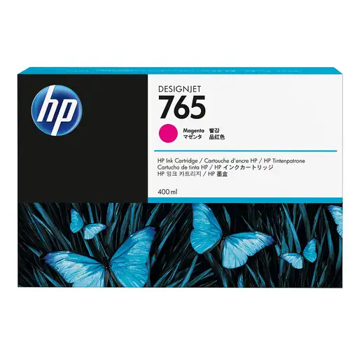 HP Cartucho de tinta Designjet 765 magenta de 400 ml