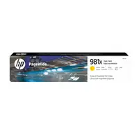 HP Cartucho original PageWide 981X amarillo de alto rendimiento