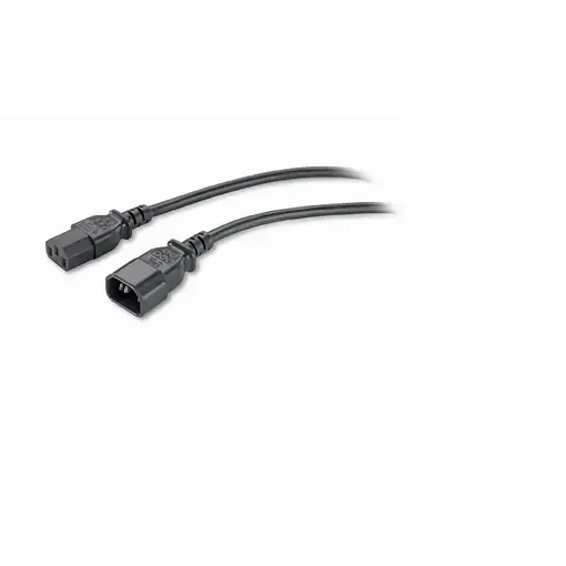 APC PWR Cord C13 - C14, 0.6 m Negro 0,61 m C13 acoplador C14 acoplador