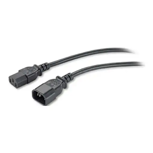 APC PWR Cord C13 - C14, 0.6 m Negro 0,6 m IEC C14 C14 acoplador