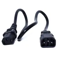 Zebra CS-RAC-IEC-CRD cable de transmisión Negro 0,48 m C13 acoplador C14 acoplador