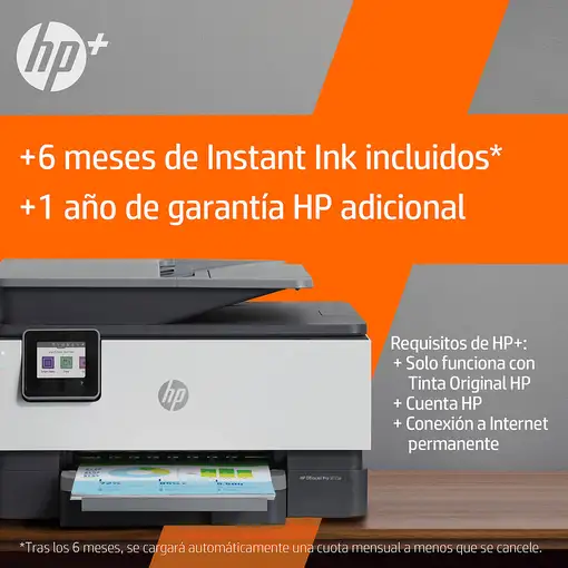 HP OfficeJet Pro 9010e Inalámbrico All-in-One Color Impresora, Servicio Instant In