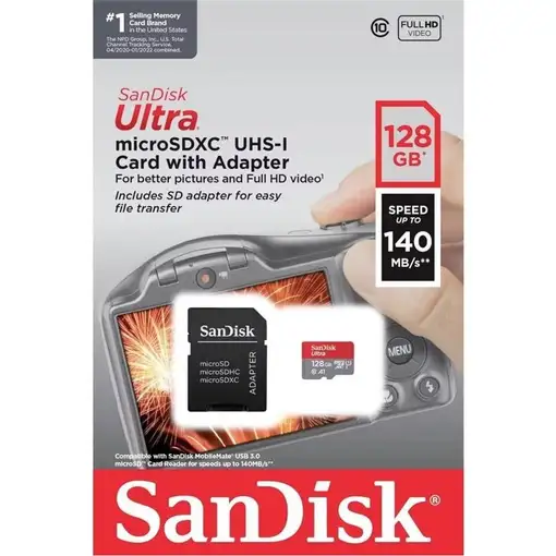 SanDisk Ultra 128 GB MicroSDXC UHS-I Clase 10
