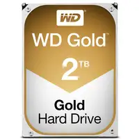 Western Digital Gold disco duro interno 2 TB 7200 RPM 128 MB 3.5" Serial ATA III