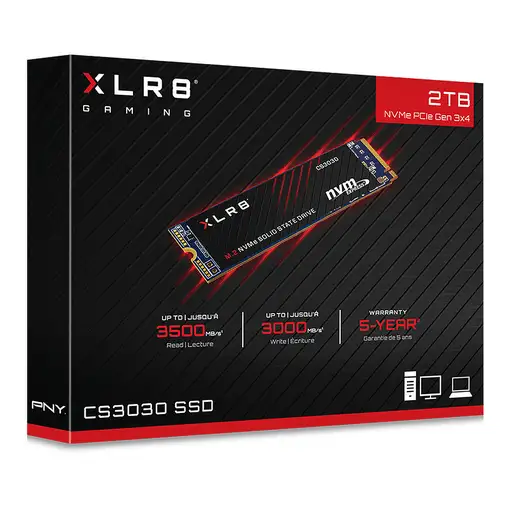 PNY XLR8 CS3030 2 TB M.2 PCI Express NVMe 3D TLC