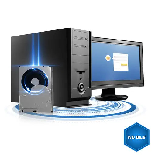 Western Digital Blue disco duro interno 1 TB 7200 RPM 64 MB 3.5" Serial ATA III