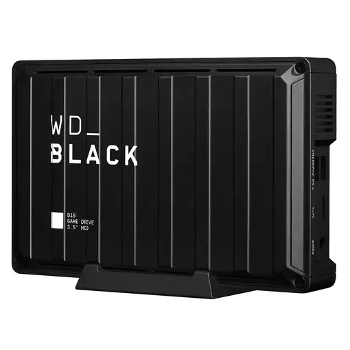 Western Digital D10 disco duro externo 8 TB 7200 RPM 3.2 Gen 2 (3.1 Gen 2) Negro,