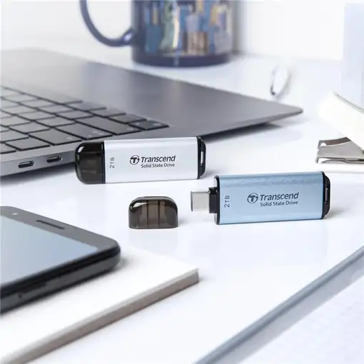 Transcend ESD300C 1 TB USB Tipo C Azul