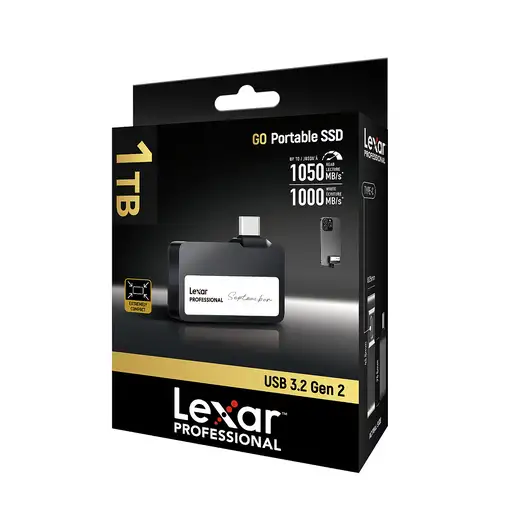 Lexar LSL400X001T-RNBNG unidad externa de estado sólido 1 TB USB Tipo C 3.2 Gen 2