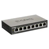 D-Link DGS-1100-08V2 Gestionado L2 Gigabit Ethernet (10/100/1000) Negro