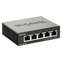 D-Link DGS-1100-05V2/E switch Gestionado L2 Gigabit Ethernet (10/100/1000) Negro
