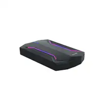 TooQ TQE-2599RGB caja para disco duro externo Carcasa de disco duro/SSD Negro 2.5\