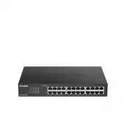D-Link DGS-1100-24V2 switch Gestionado L2 Gigabit Ethernet (10/100/1000) 1U Negro