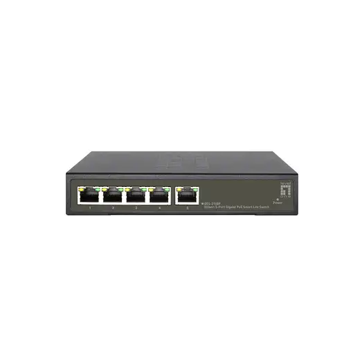 LevelOne GES-2105P switch Gestionado L2 Gigabit Ethernet (10/100/1000) Energía sob
