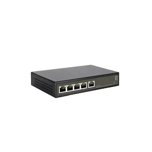 LevelOne GES-2105P switch Gestionado L2 Gigabit Ethernet (10/100/1000) Energía sob