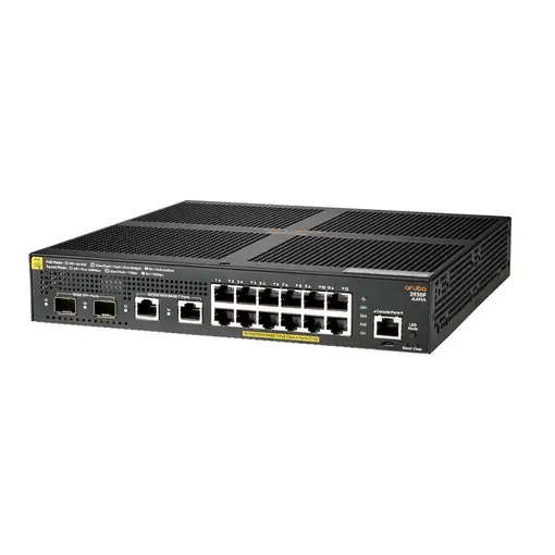 HPE Aruba 2930F 12G PoE+ 2G/2SFP+ Gestionado L3 Gigabit Ethernet (10/100/1000) Ene