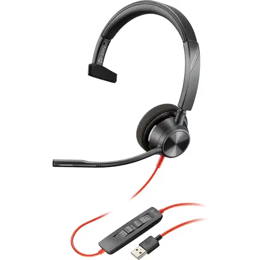 POLY Auriculares monoaurales Blackwire 5210 USB-A