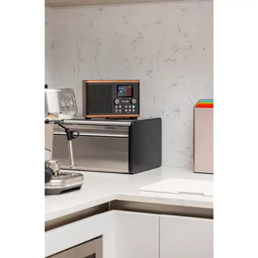 Pure Classic H4 Portátil Digital Negro, Madera