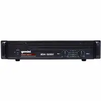 Gemini XGA-5000 amplificador de audio 2.0 canales Rendimiento/fase Negro Gemini XGA-5000 amplificador de audio 2.0 canales Rendimiento/fase Negro