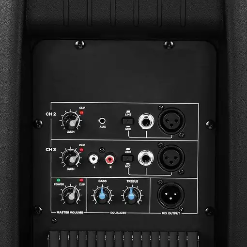 Gemini AS-2115P altavoz De 2 vías Negro Alámbrico