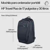 HP Mochila para portátil de 17 pulgadas Travel Plus 30L