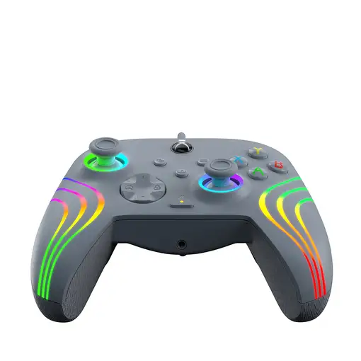 PDP Afterglow Wave Gris USB Gamepad Analógico/Digital PC, Xbox One, Xbox Series S,