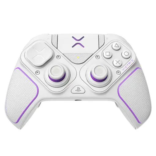PDP 052-002-WH mando y volante Violeta, Blanco RF/USB Gamepad Analógico/Digital PC