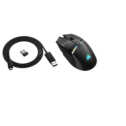 Corsair CH-931A011-EU ratón Juego mano derecha RF Wireless + Bluetooth Óptico 2600