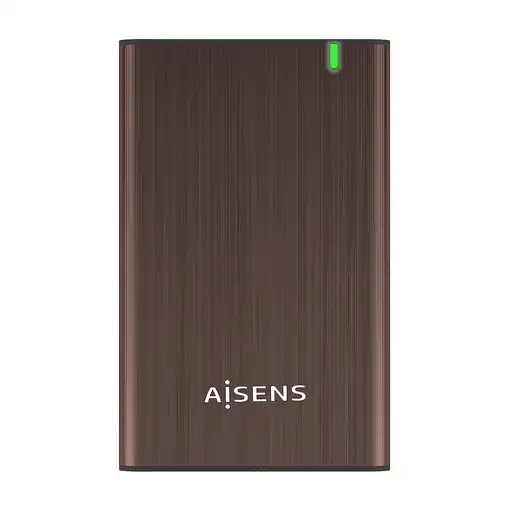AISENS Caja Externa 2.5\ ASE-2525BWN 9.5 mm SATA A USB 3.0/USB 3.1 Gen1, Marron