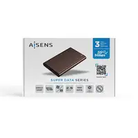 AISENS Caja Externa 2.5\ ASE-2525BWN 9.5 mm SATA A USB 3.0/USB 3.1 Gen1, Marron