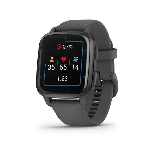 Garmin Venu Sq 2 3,56 cm (1.4'') AMOLED 40 mm Digital Pantalla táctil Gris GPS (sat