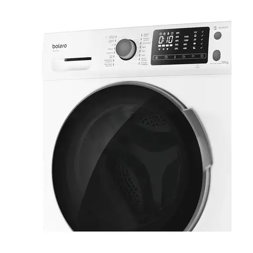 Lavadora blanca 12 kg, 1400 rpm, Bolero DressCode 12600 CECOTEC