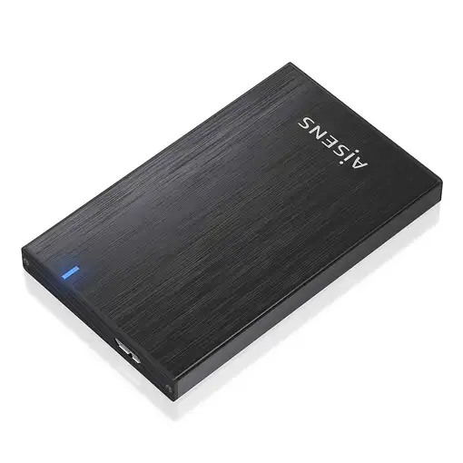 AISENS Caja externa 2.5\ ASE-2527B 9.5mm SATA a USB 3.0/USB3.1 Gen1, Negro