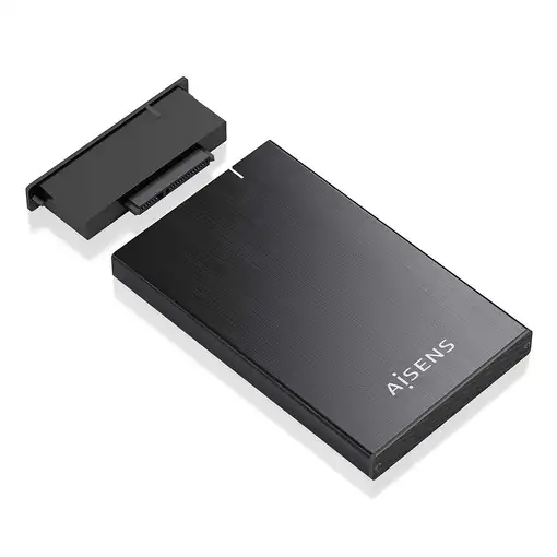 AISENS Caja externa 2.5\ ASE-2527B 9.5mm SATA a USB 3.0/USB3.1 Gen1, Negro