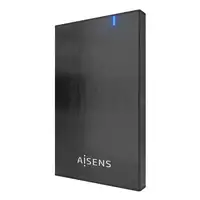 AISENS Caja externa 2.5\ ASE-2527B 9.5mm SATA a USB 3.0/USB3.1 Gen1, Negro