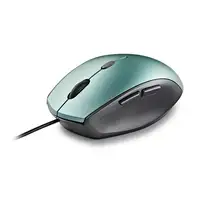 Ratón ergonómico con cable y botones silenciosos con adaptador USB a tipo C, NGS 
