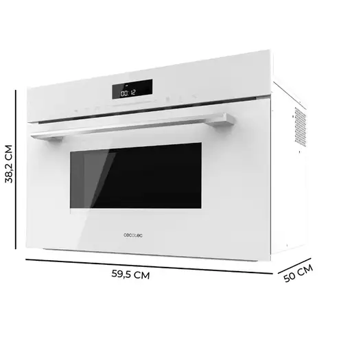 Cecotec Bolero Hexa MW703800 Glass White Blanco Microondas con grill Integrado 34