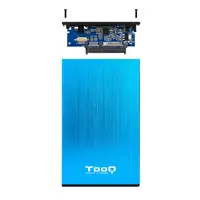 TooQ TQE-2527BL caja para disco duro externo Caja de disco duro (HDD) Negro, Azul