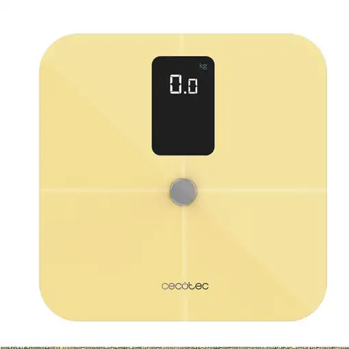 Cecotec Surface Precision 10400 Smart Healthy Vision Rectángulo Amarillo Báscula p