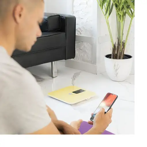 Cecotec Surface Precision 10400 Smart Healthy Vision Rectángulo Amarillo Báscula p
