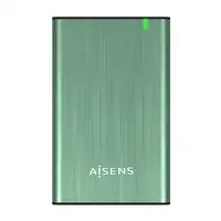 AISENS Caja Externa 2.5\ ASE-2525SGN 9.5 mm SATA A USB 3.0/USB 3.1 Gen1, Verde Pri