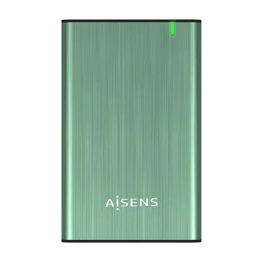 AISENS Caja Externa 2.5\ ASE-2525SGN 9.5 mm SATA A USB 3.0/USB 3.1 Gen1, Verde Pri
