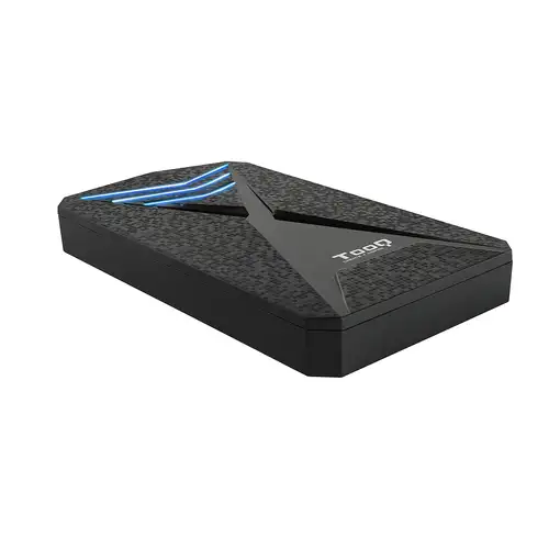TooQ TQE-2550BL caja para disco duro externo Carcasa de disco duro/SSD Negro 2.5\