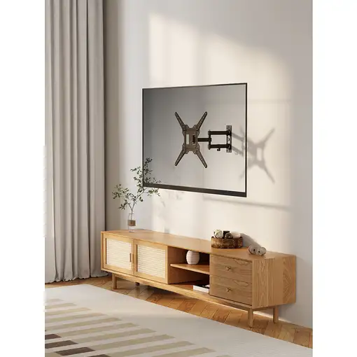 Manhattan 462624 soporte para TV 139,7 cm (55") Negro