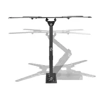 Manhattan 462624 soporte para TV 139,7 cm (55") Negro