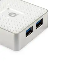 Conceptronic HUBBIES03W hub de interfaz USB 3.2 Gen 1 (3.1 Gen 1) Micro-B 5000 Mbi