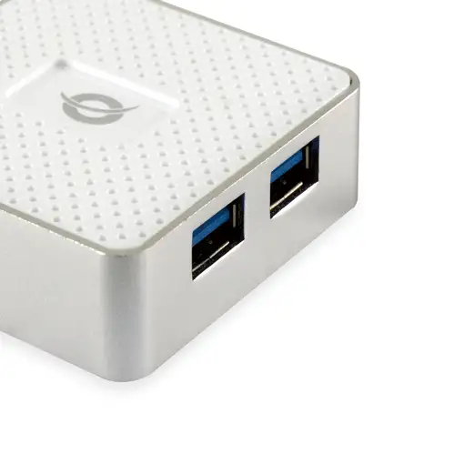 Conceptronic HUBBIES03W hub de interfaz USB 3.2 Gen 1 (3.1 Gen 1) Micro-B 5000 Mbi