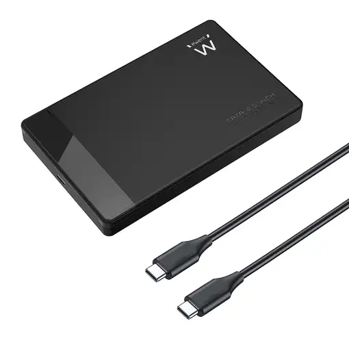 Ewent EW7073 caja para disco duro externo Carcasa de disco duro/SSD Negro 2.5\